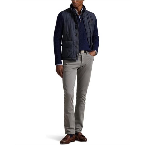 Mens Polo Ralph Lauren Varick Slim Straight Stretch Sateen Pants