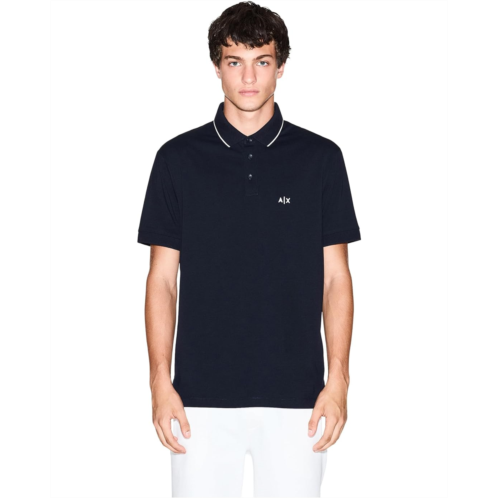 Womens Armani Exchange Essential Slim Logo Polo
