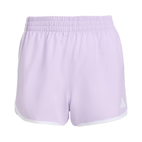 Girls adidas Kids Woven Pacer Shorts with Binding (Big Kid)