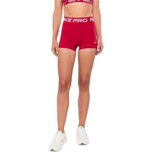 Womens Nike Pro Mid-Rise 3 Bike Shorts with No Front Seam