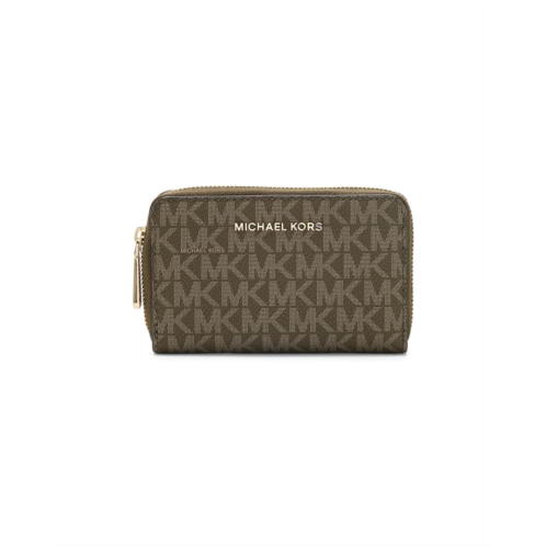 Michael Michael Kors Jet Set Small Zip Around Card Case