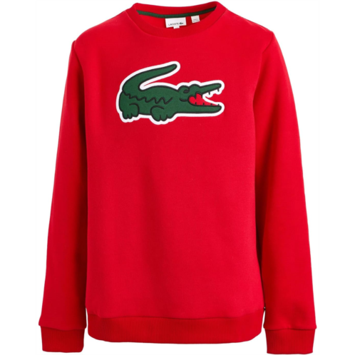 Lacoste Kids Pique Applique Fleece Crew (Big Kid)