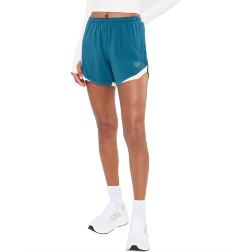 Womens New Balance 5 Run Essentials Shorts
