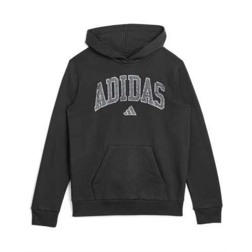 Adidas Kids Collegiate Arch Fleece Hooded Pullover (Big Kid)