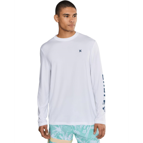 Mens Hurley Riptide Long Sleeve Swim Shirt