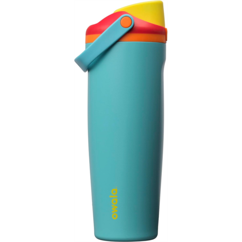 Owala FreeSip Sway Insulated Stainless Steel Water Bottle with Two-Way Spout Built-In Straw and Bucket Handle Made for Travel School and Sports 30oz BPA Free Leak Proof Sum