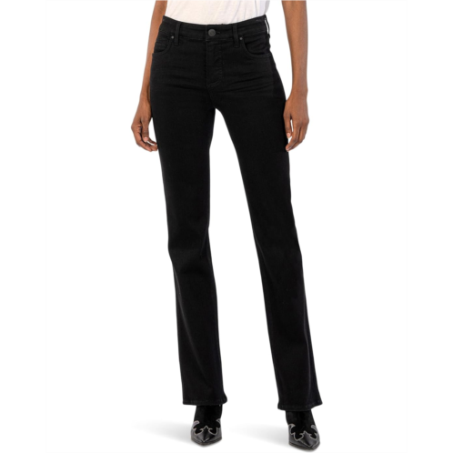 KUT from the Kloth Ana High-Rise Fab Ab Flare in Black