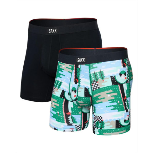SAXX UNDERWEAR Vibe Xtra Soft Comfort Boxer Brief Fly 2-Pack
