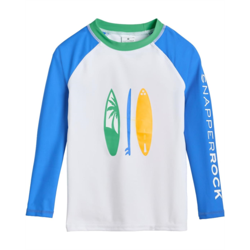Boys Snapper Rock Kids Breakwater Beach Long Sleeve Rash Top (Toddler/Little Kid/Big Kid)