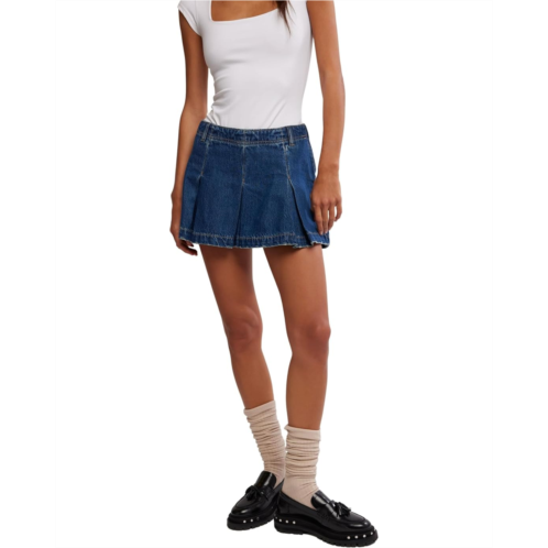 Free People Madison Ave Denim Mini