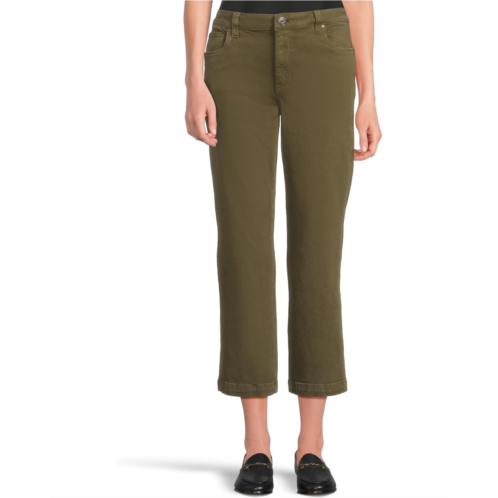 KUT from the Kloth Petite Pattie High Rise-Straight Legs-Back Darts 5 Pockets