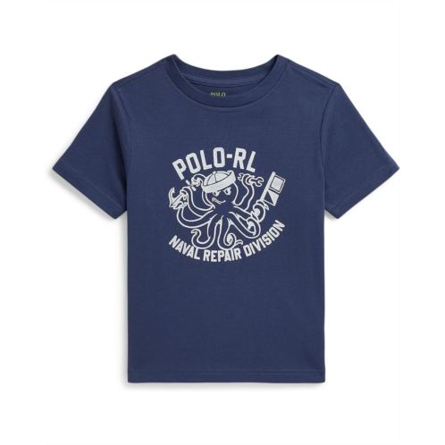 Polo Ralph Lauren Kids Cotton Jersey Graphic Tee (Toddler/Little Kid)