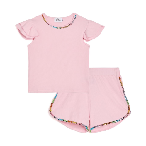 Lola and The Boys Candy Gem Ruffle Set (Toddler/Little Kid/Big Kid)