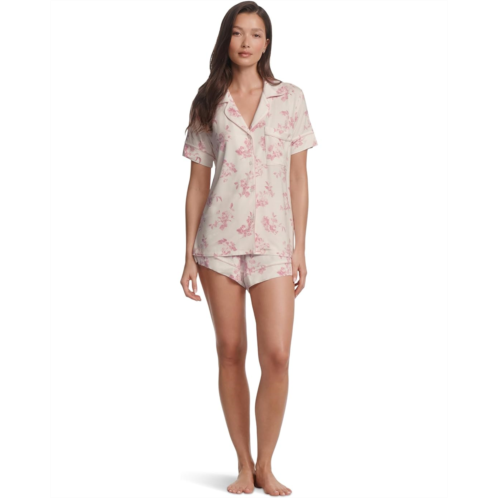 Womens Eberjey Gisele Printed - The Relaxed Short PJ Set