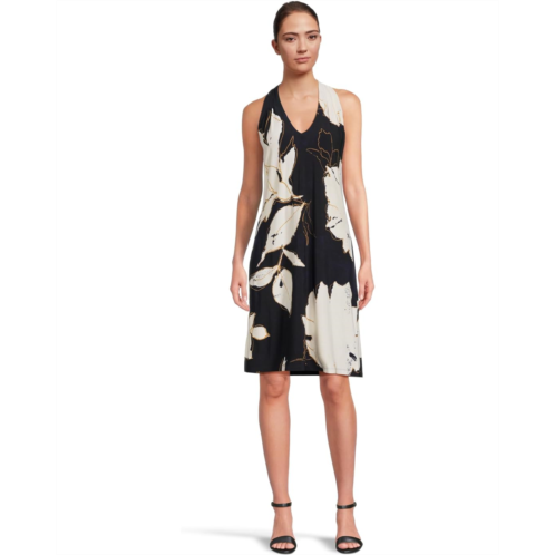 Tommy Bahama Sandy Gilded Petals Long Sleeve Dress