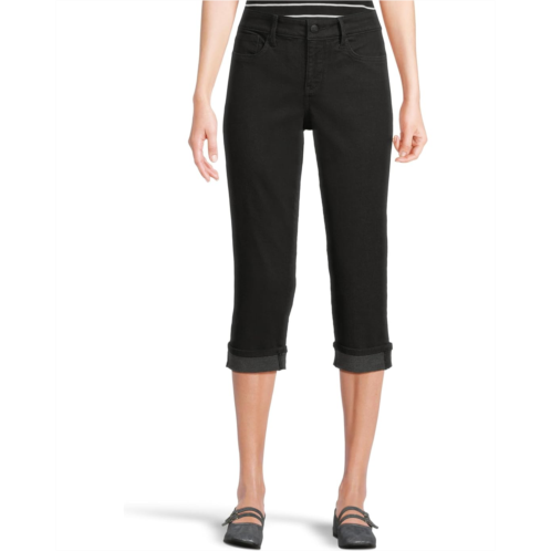 NYDJ Marilyn Crop Cuff Jeans In Black