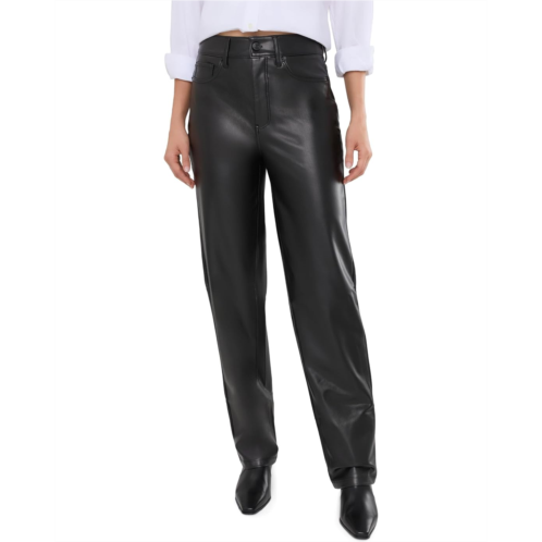 Womens NYDJ Faux Leather Kasey Stovepipe Pants