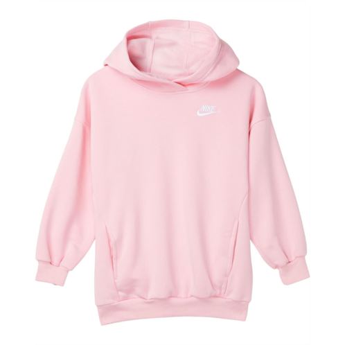 Kids Nike Kids Sportswear Club Fleece Oversized Pullover Hoodie (Little Kid/Big Kid)