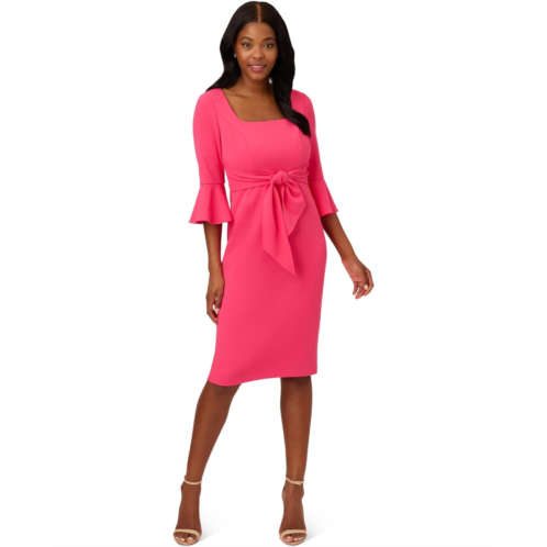 Adrianna Papell Bell Sleeve Tie Front Dress