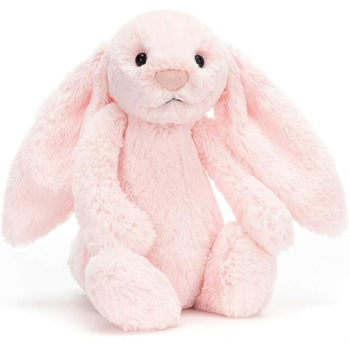 Jellycat Bashful Pink Bunny Stuffed Animal Medium