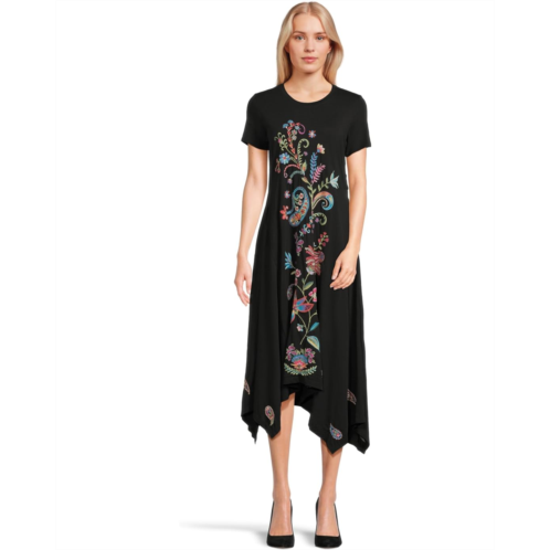 Johnny Was Handkerchief Hem Knit Dress - Karime