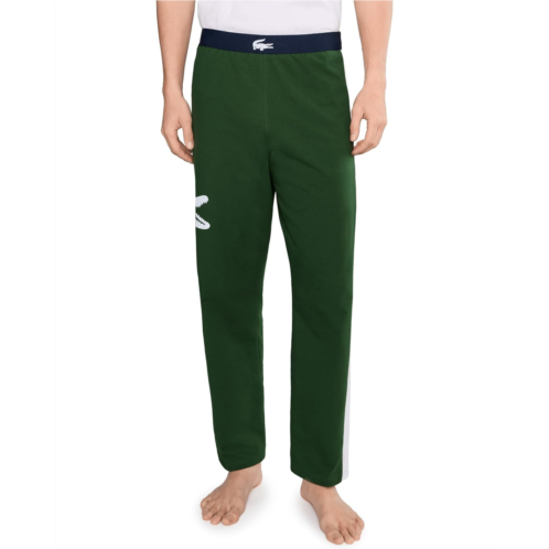 Mens Lacoste Printed Fleece Loungewear Pants