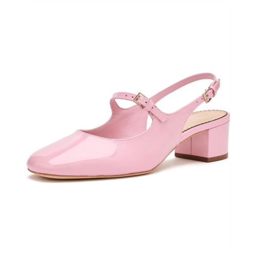 Womens Cinq a Sept Diana Patent Slingback Block Heels