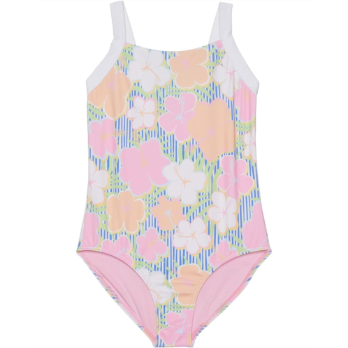 Roxy Kids Tiny Flower One Piece Swimsuit (Toddler/Little Kids/Big Kids)