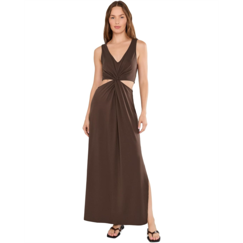 Womens Beyond Yoga Around The World Front Twist Maxi Dress