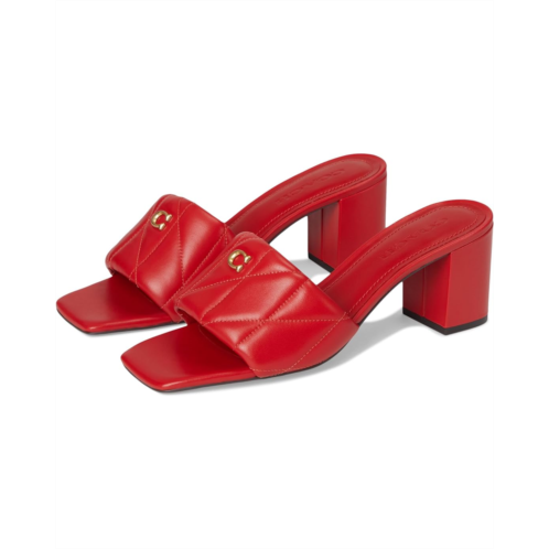 COACH Holly Block Heel Sandals with Quilting