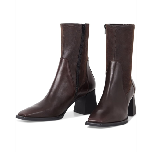 Womens Vagabond Shoemakers Hedda Leather Short Stretch Booties