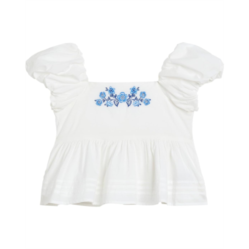 Girls Janie and Jack Embroidered Shirt (Toddler/Little Kid/Big Kid)