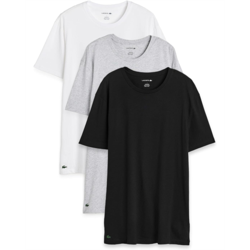 Mens Lacoste 3-Pack Slim Fit Crew Neck Undershirt