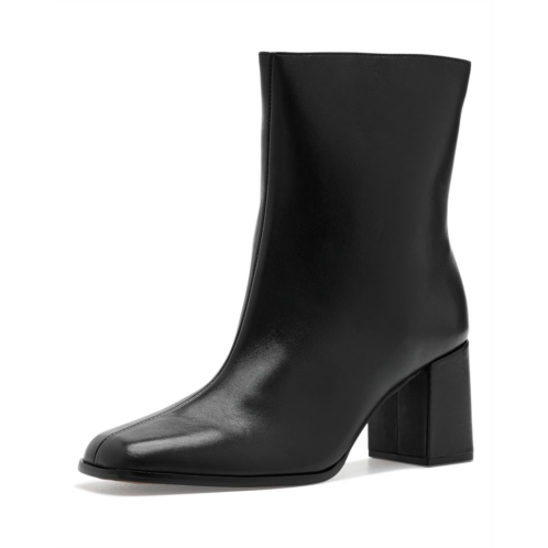 Womens Arezzo Nancy Mid Block Bootie