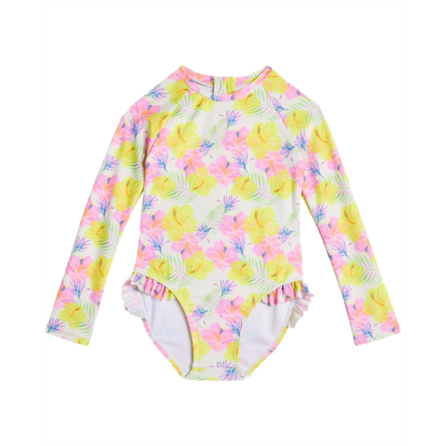 Snapper Rock Kids Aloha Vacay Recycled Leg Frill Surf Suit (Toddler/Little Kid)
