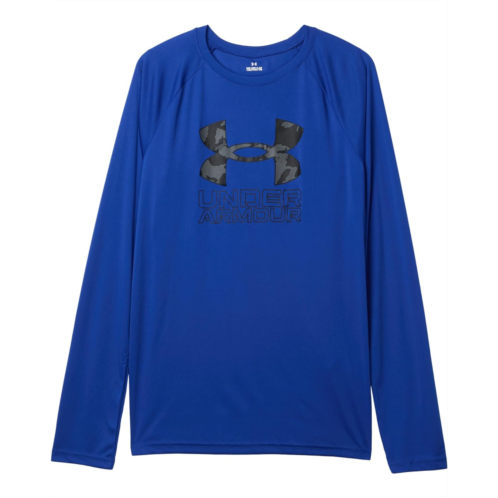 Under Armour Kids Tech Hybrid Print Long Sleeve (Big Kids)