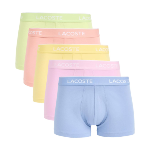 Mens Lacoste 5-Pack Logo Trunks