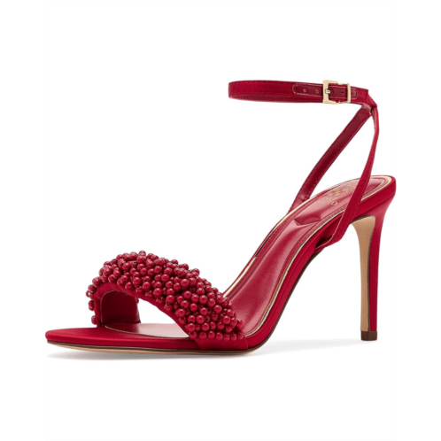 Womens Vince Camuto Arleem Beaded Band Ankle Strap High Heel Sandals