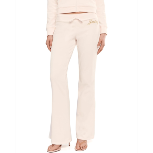 Juicy Couture Heritage Low Rise Track Pants With Contrast Rib