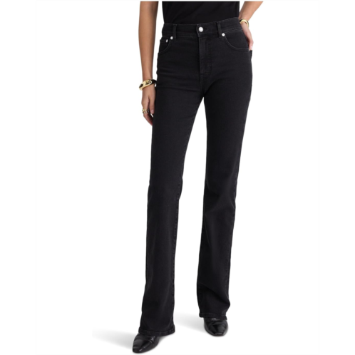 Womens Madewell Vintage Flare In Black Frost