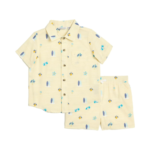 Boys Janie and Jack Lemon Icon Cabana Set (Infant)