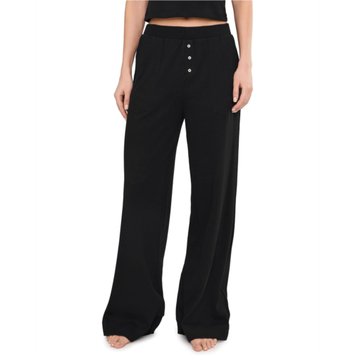 PACT Dream Rib Wide Leg Lounge Pants