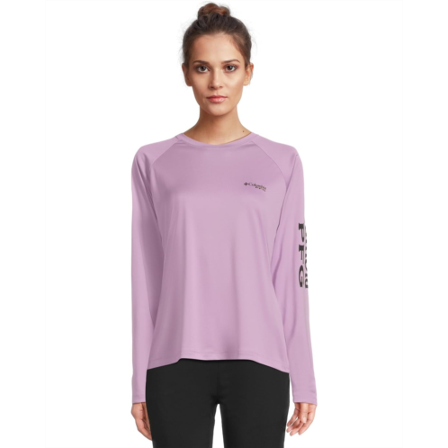 Womens Columbia Pfg Tidal Tee Ii Long Sleeve W/ Wicking & Uva Protection