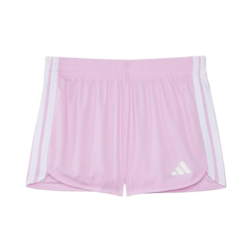 adidas Kids 3-Stripe Pacer Mesh Shorts (Big Kid)