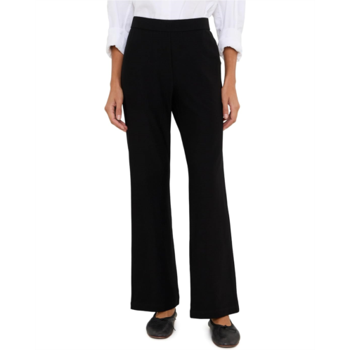 Eileen Fisher Petite Washable Stretch Crepe Full-Length Kick Pants