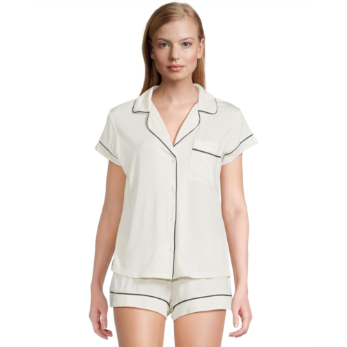 Womens Eberjey Gisele TENCEL Modal Shortie Short PJ Set