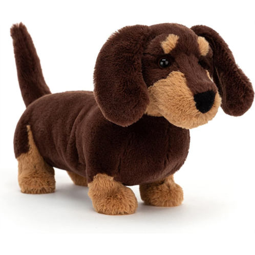Jellycat Otto Sausage Dog Stuffed Animal Medium 11.5 inches - Dogs and Puppies Plush Toy - Classic Childreninchs Gift