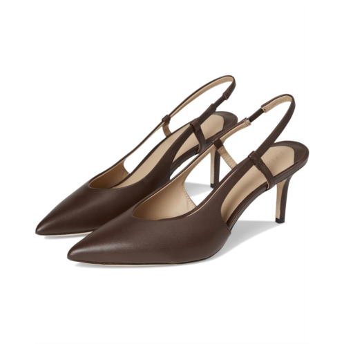 POLO RALPH LAUREN Womens Lauren Ralph Lauren Khloe Leather Slingback Pumps
