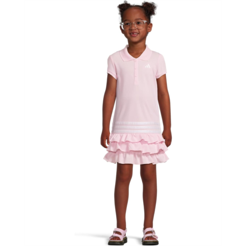 Girls adidas Kids Ruffle Polo Dress (Toddler/Little Kid)