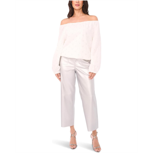 Womens Vince Camuto Off The Shoulder Long Sleeve Blouse